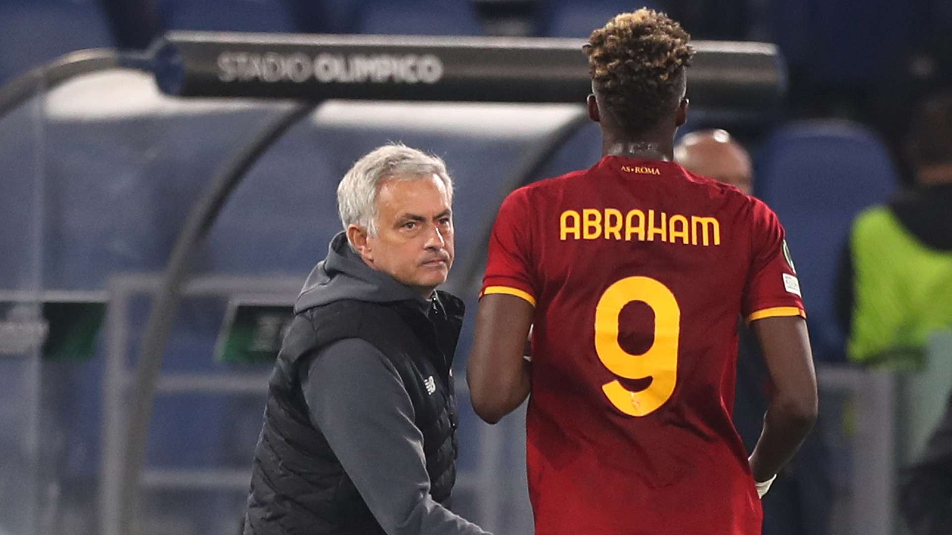 Mourinho Roma Abraham
