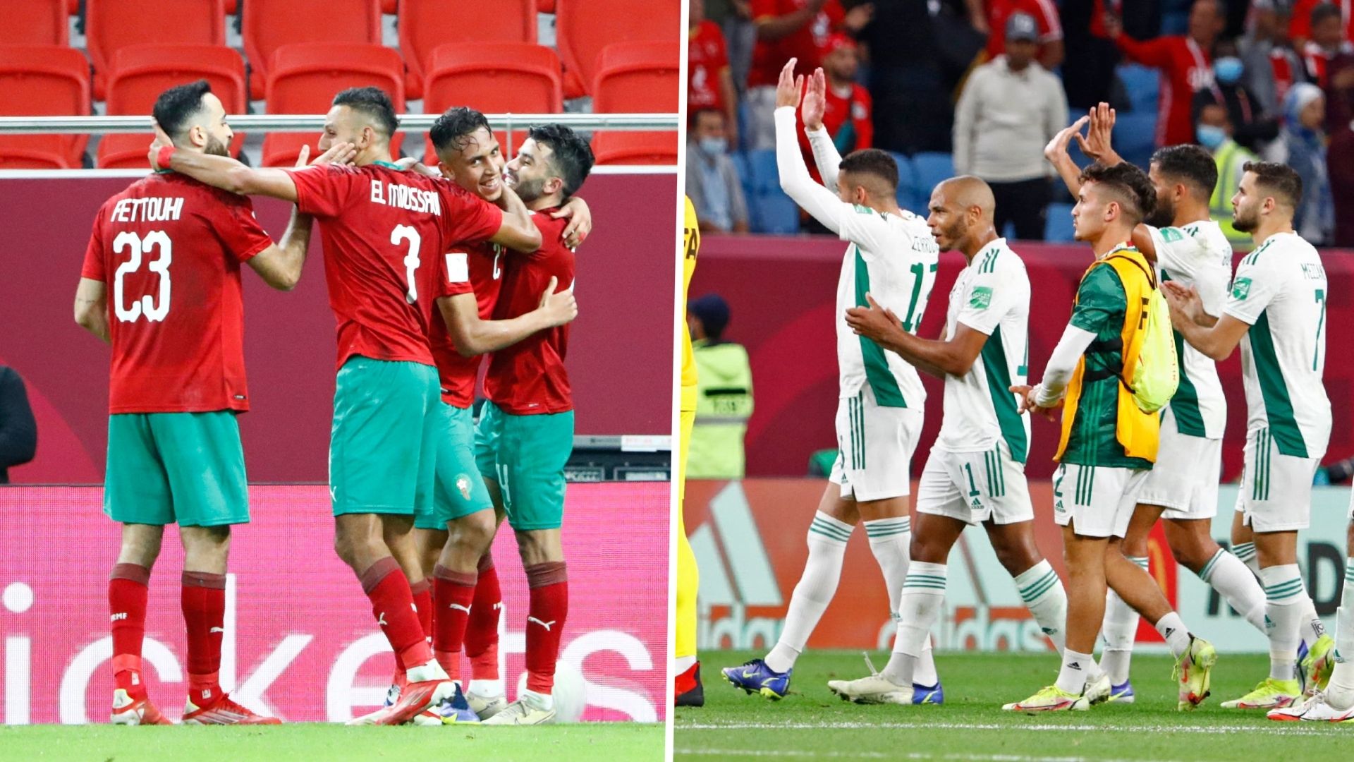 Morocco, Algeria Arab Cup 2021