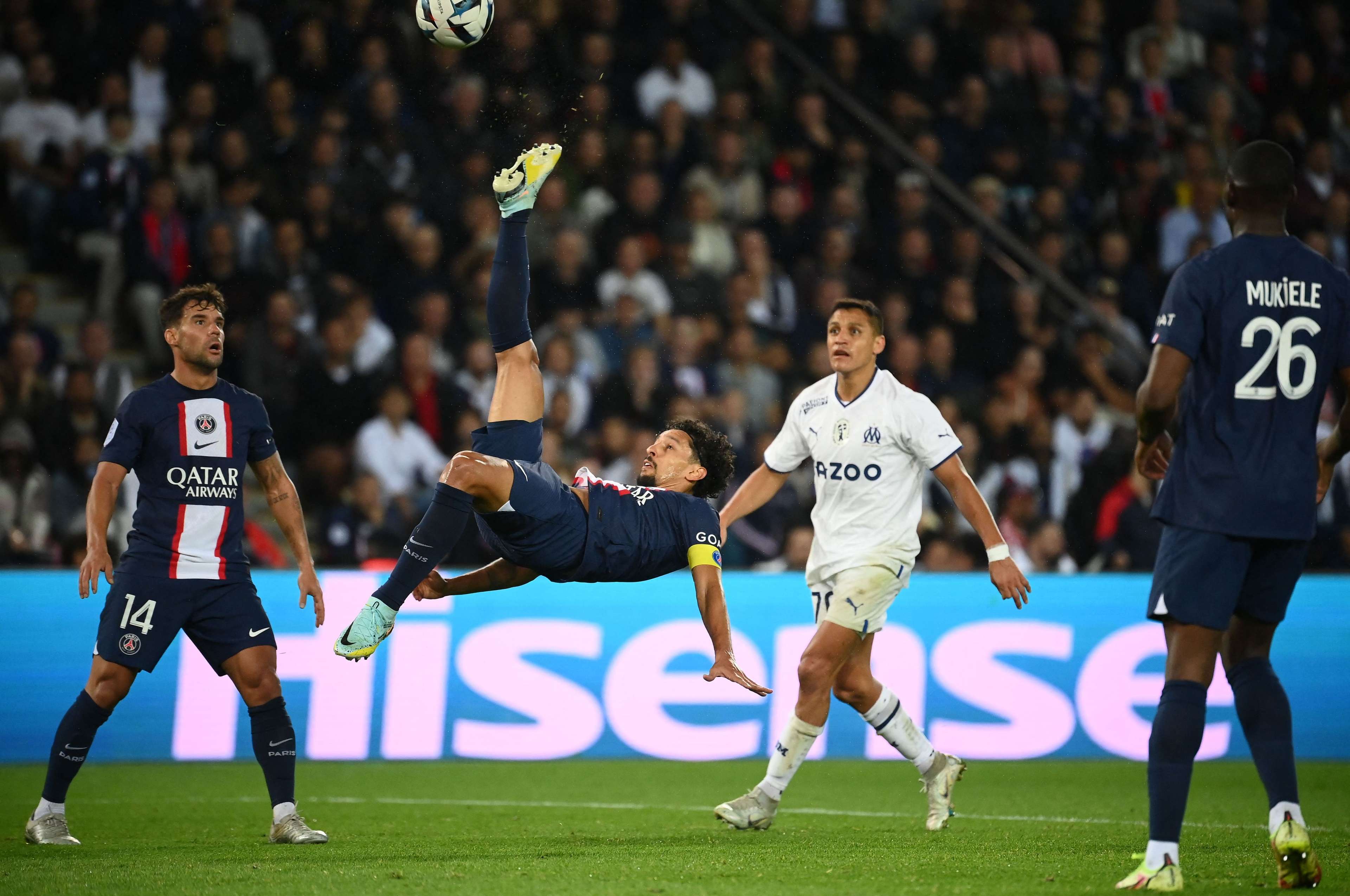 Classique PSG OM Marquinhos Alexis Sanchez