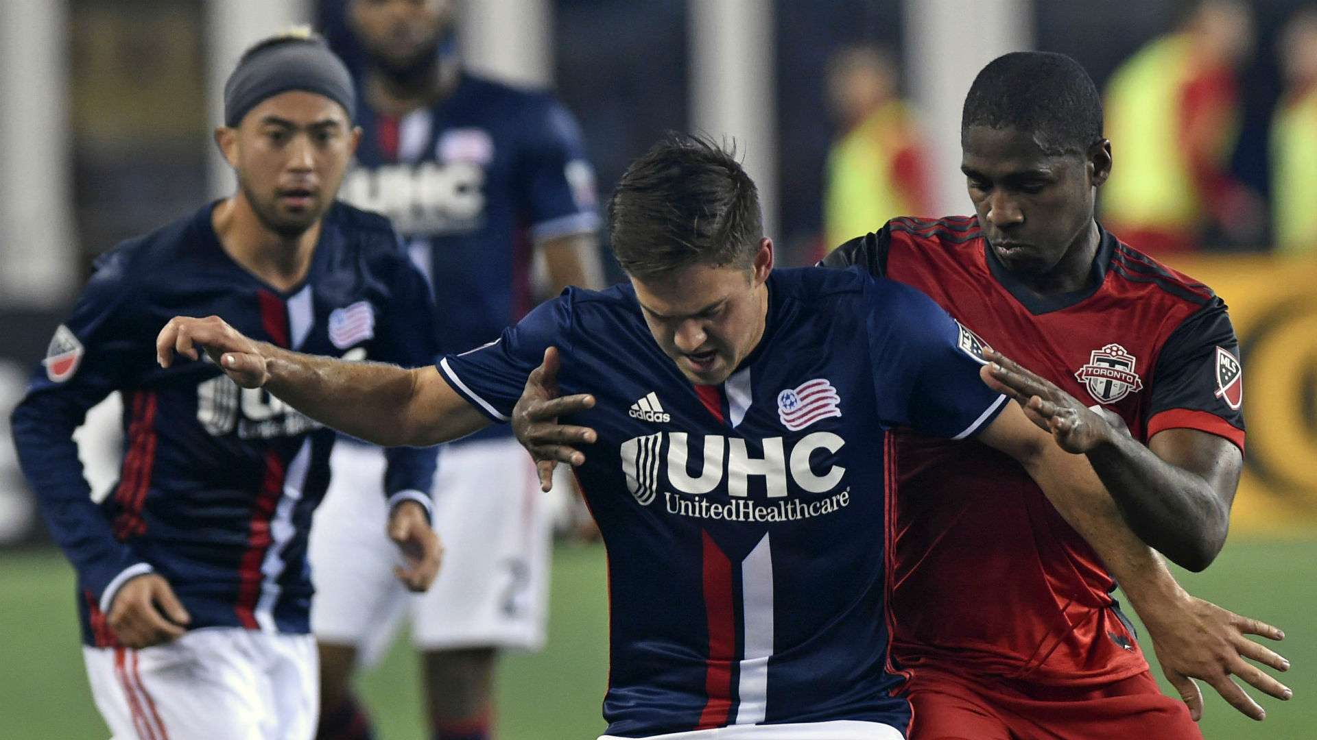 Kelyn Rowe Armando Cooper Revolution Toronto MLS 060317