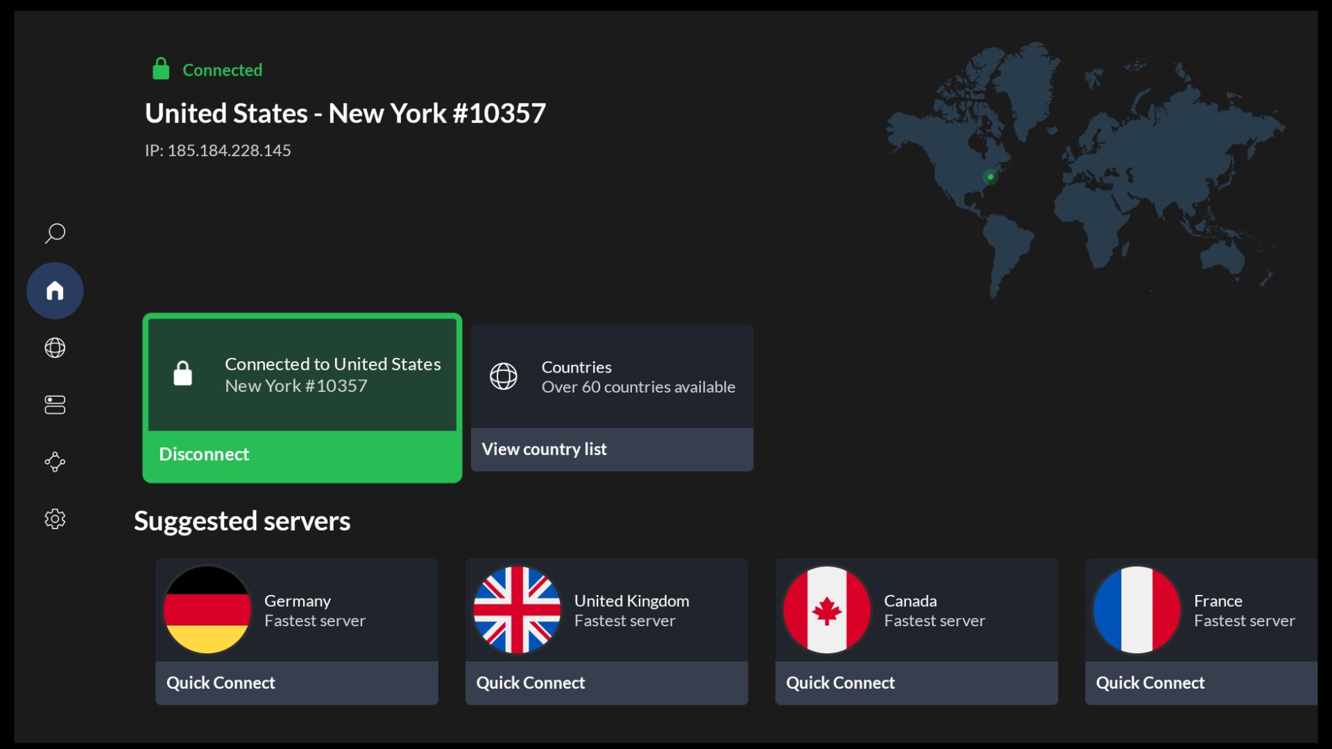 NordVPN on Android TV