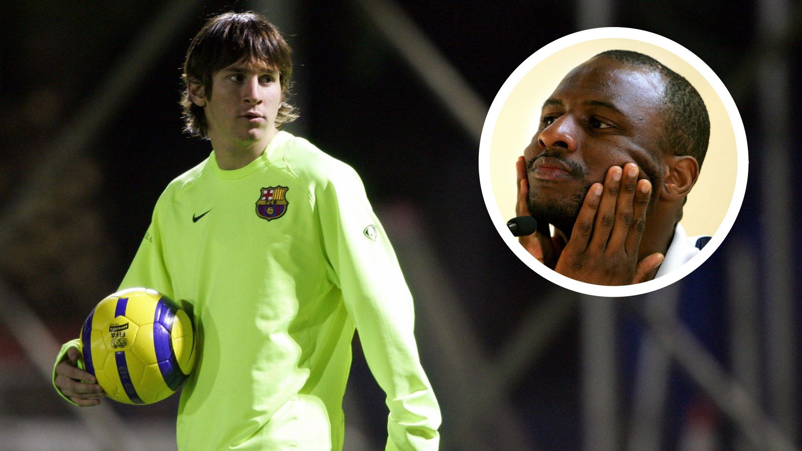 GFX Lionel Messi Patrick Vieira 2005