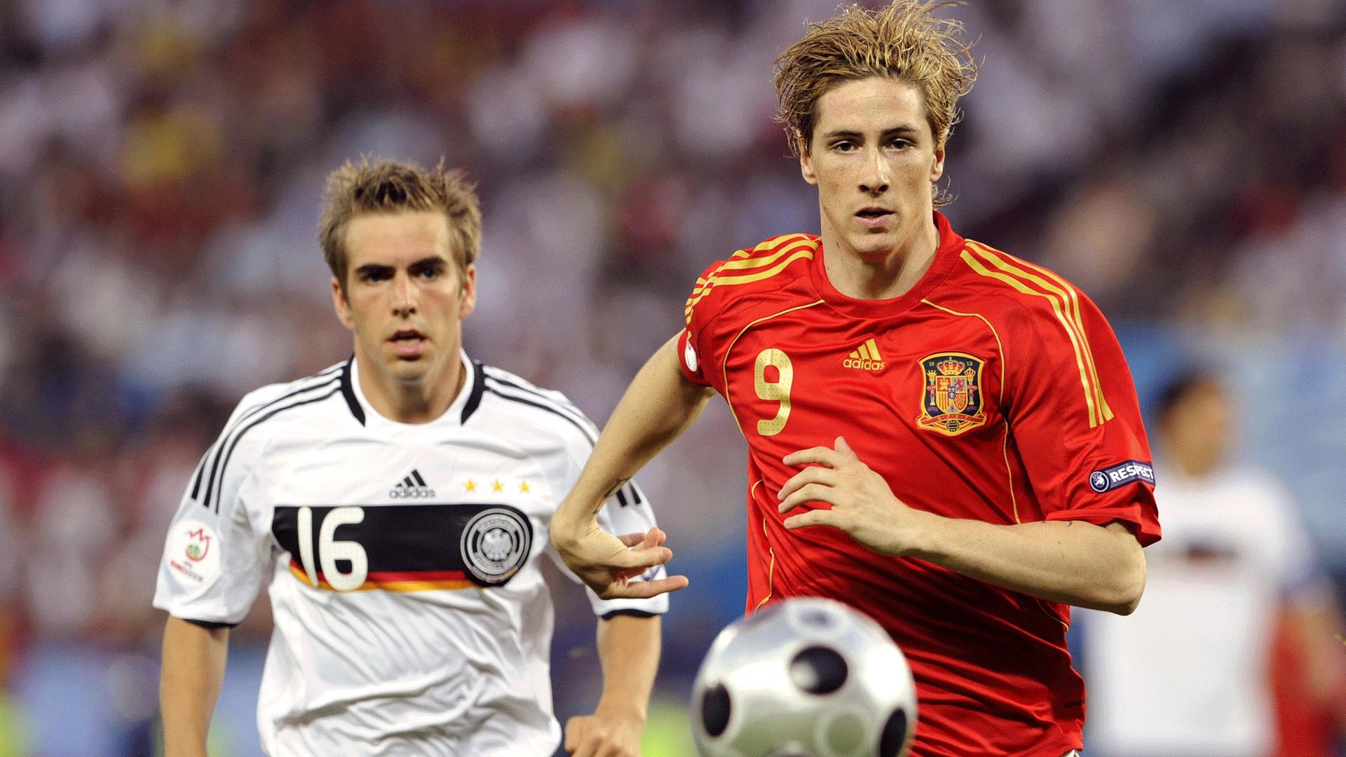 Philipp Lahm, Fernando Torres, 2008, Euro