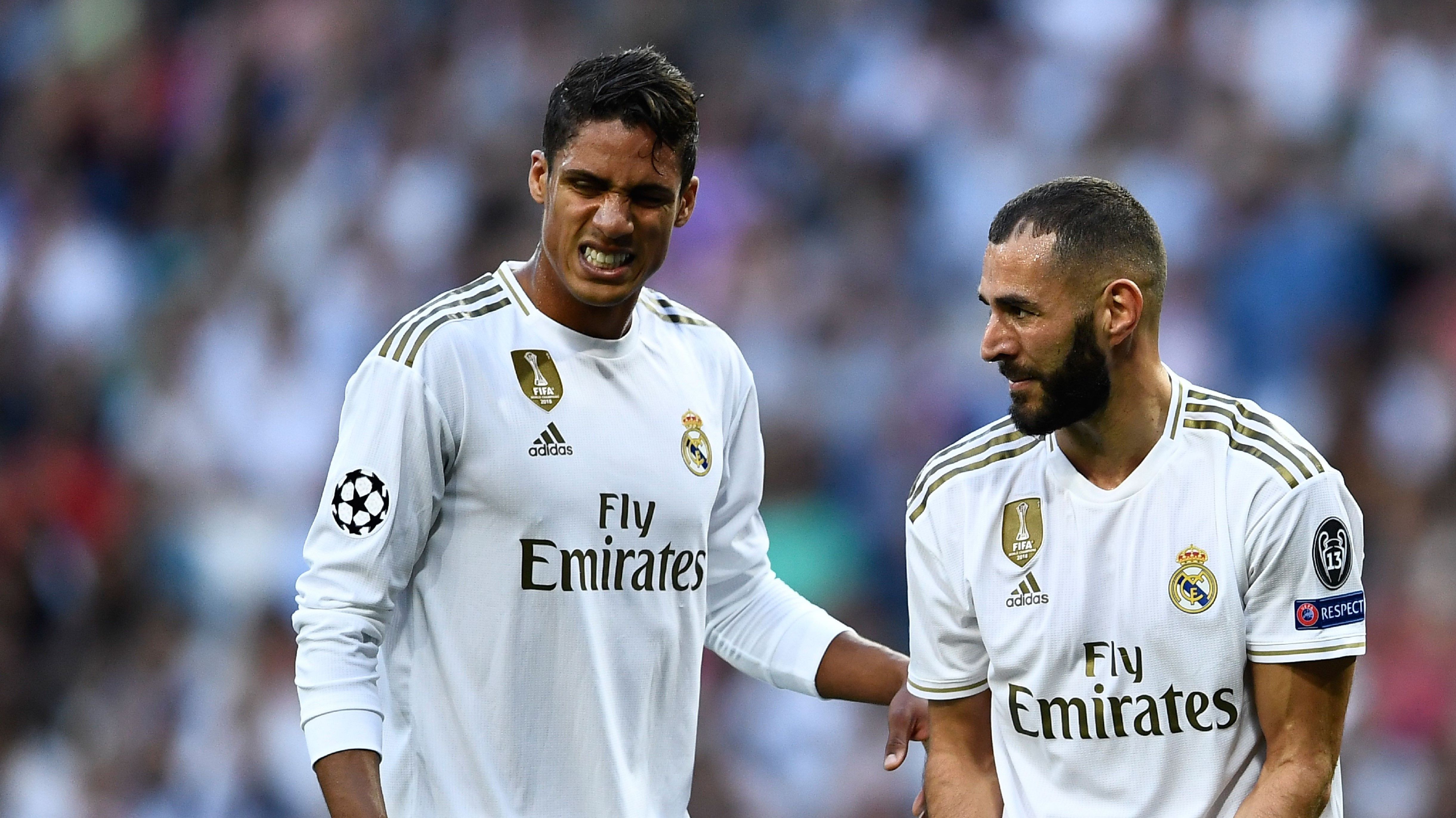 Raphael Varane Karim Benzema Real Madrid Club Brugge UCL 01102019