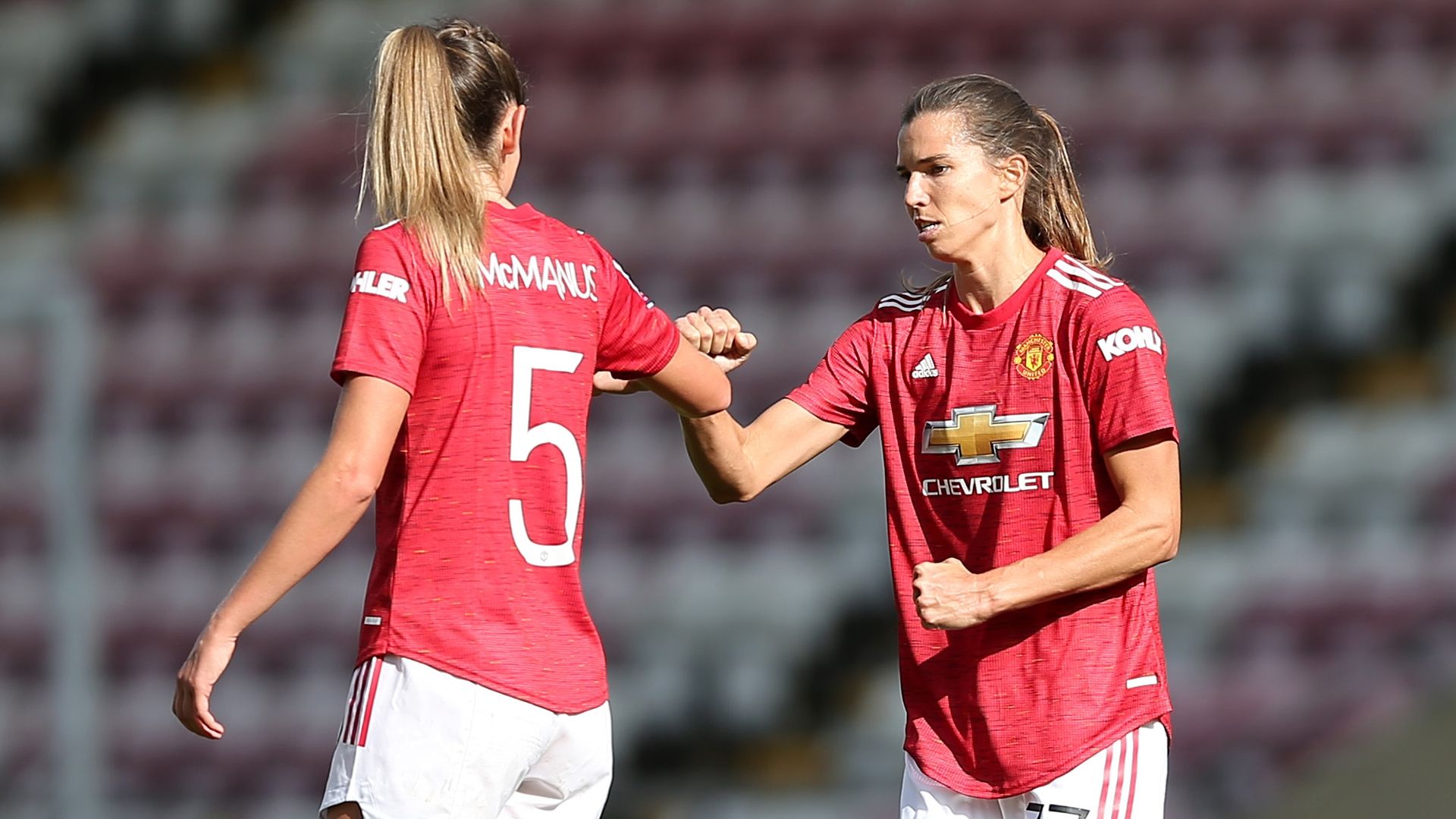 Tobin Heath Abbie McManus Manchester United Women 2020