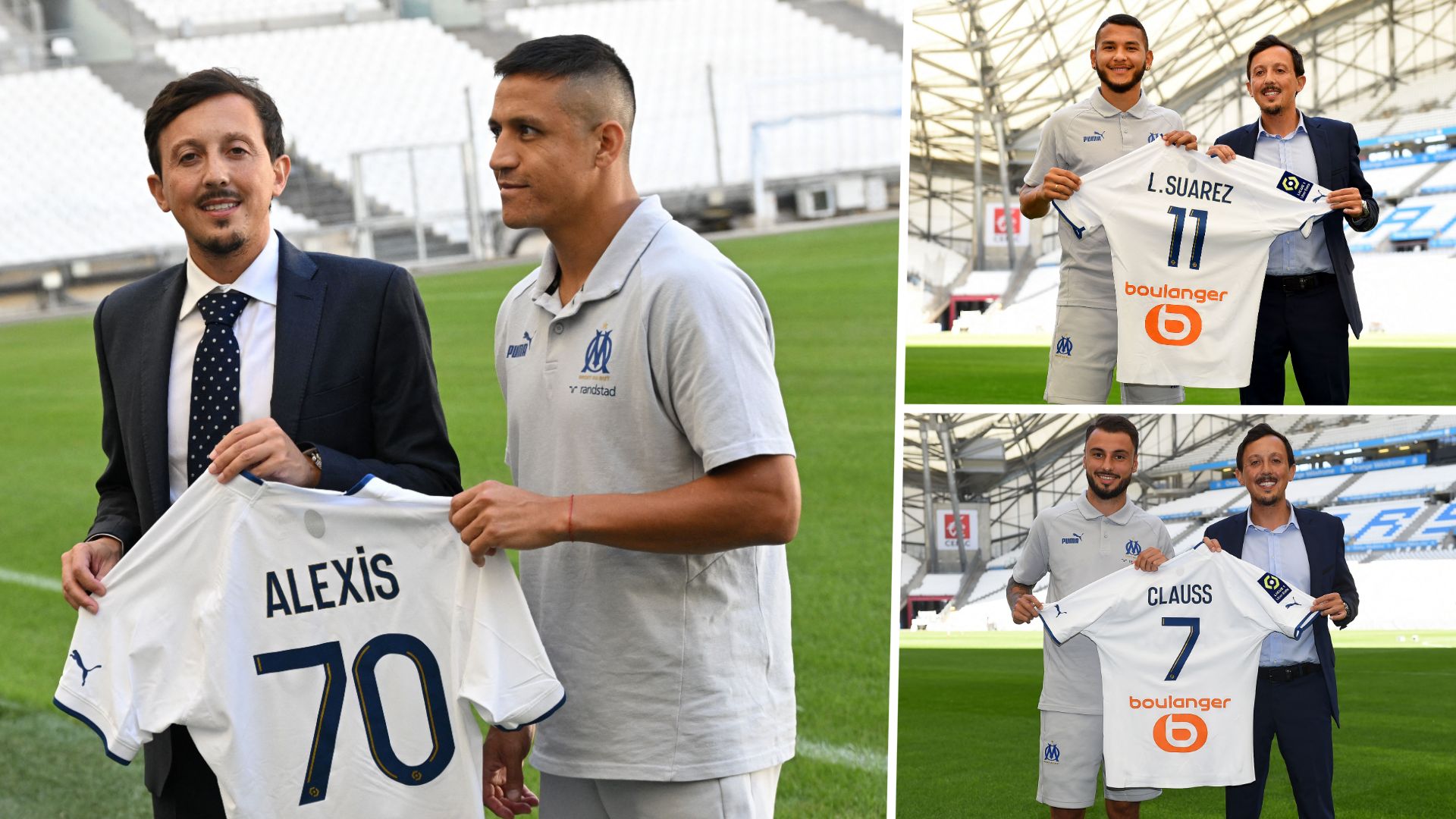 Mercato OM 2022-2023 Alexis Sanchez Luis Suarez Jonathan Clauss