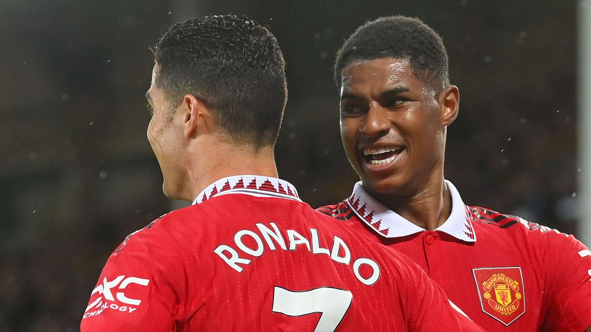 Cristiano Ronaldo Marcus Rashford Manchester United 2022-23