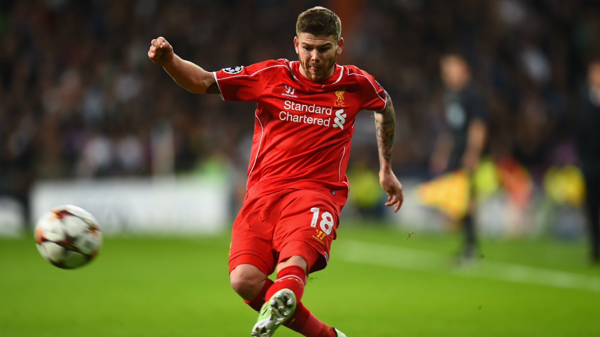 Alberto Moreno Real Madrid Liverpool UEFA Champions League 11042014