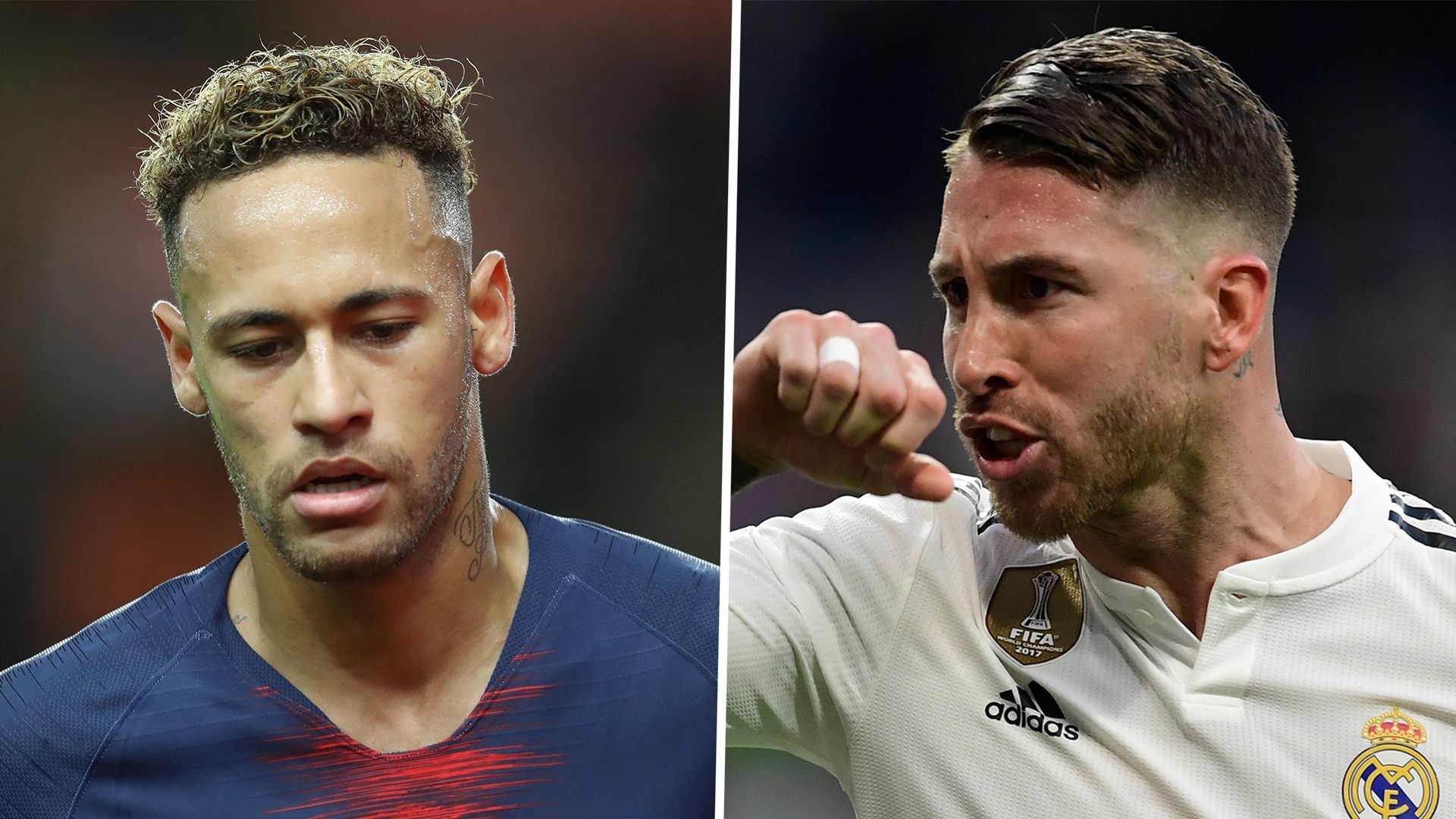 Neymar Sergio Ramos