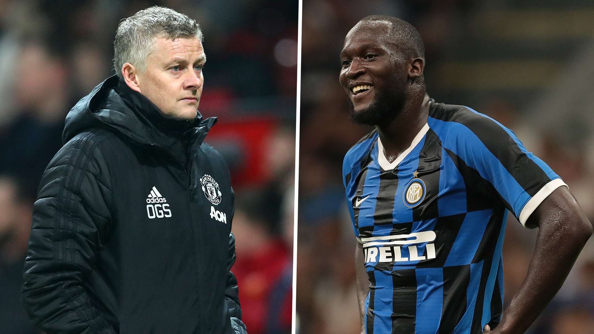 Ole Gunnar Solskjaer Romelu Lukaku Man Utd Inter GFX