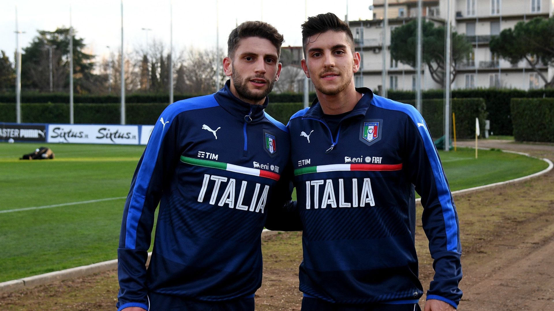 Domenico Berardi Lorenzo Pellegrini Sassuolo Italy