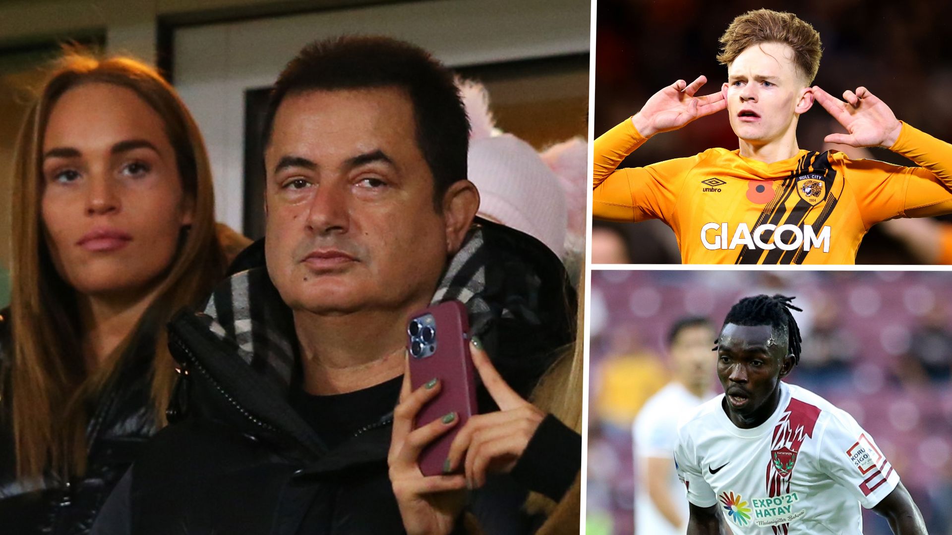 Acun Ilıcalı & Lewis-Potter&Adama Traore