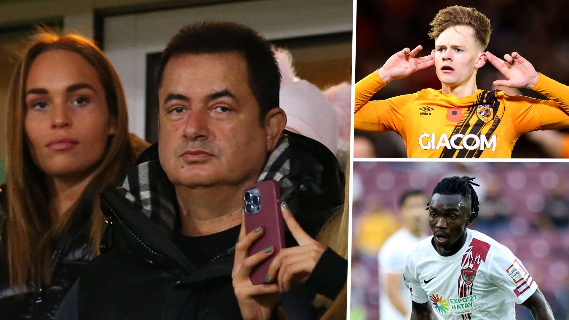 Acun Ilıcalı & Lewis-Potter&Adama Traore