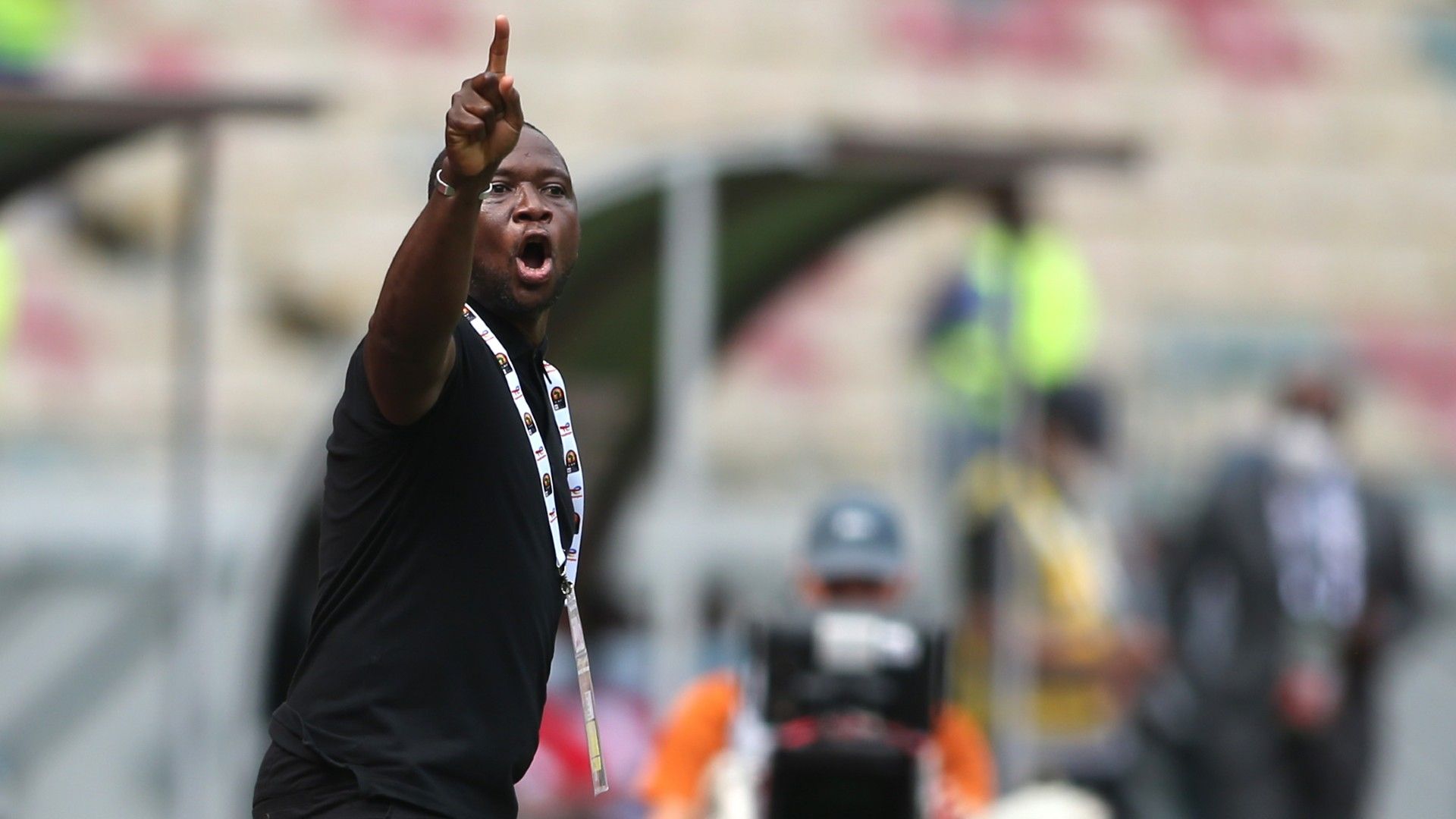 Sierra Leone coach John Keister during the 2021 Africa Cup of Nations.