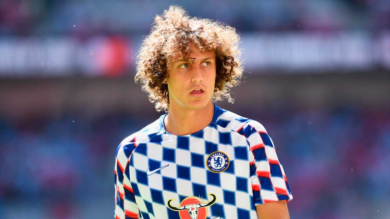 David Luiz Chelsea versus Man City