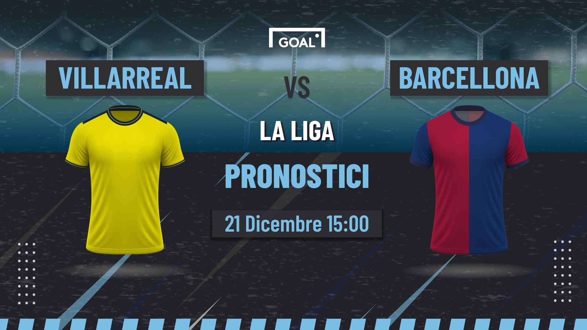 pronostici Villareal - Barcellona