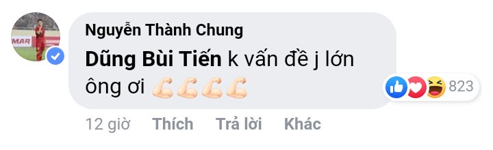 Reaction Comments on Bui Tien Dung's post