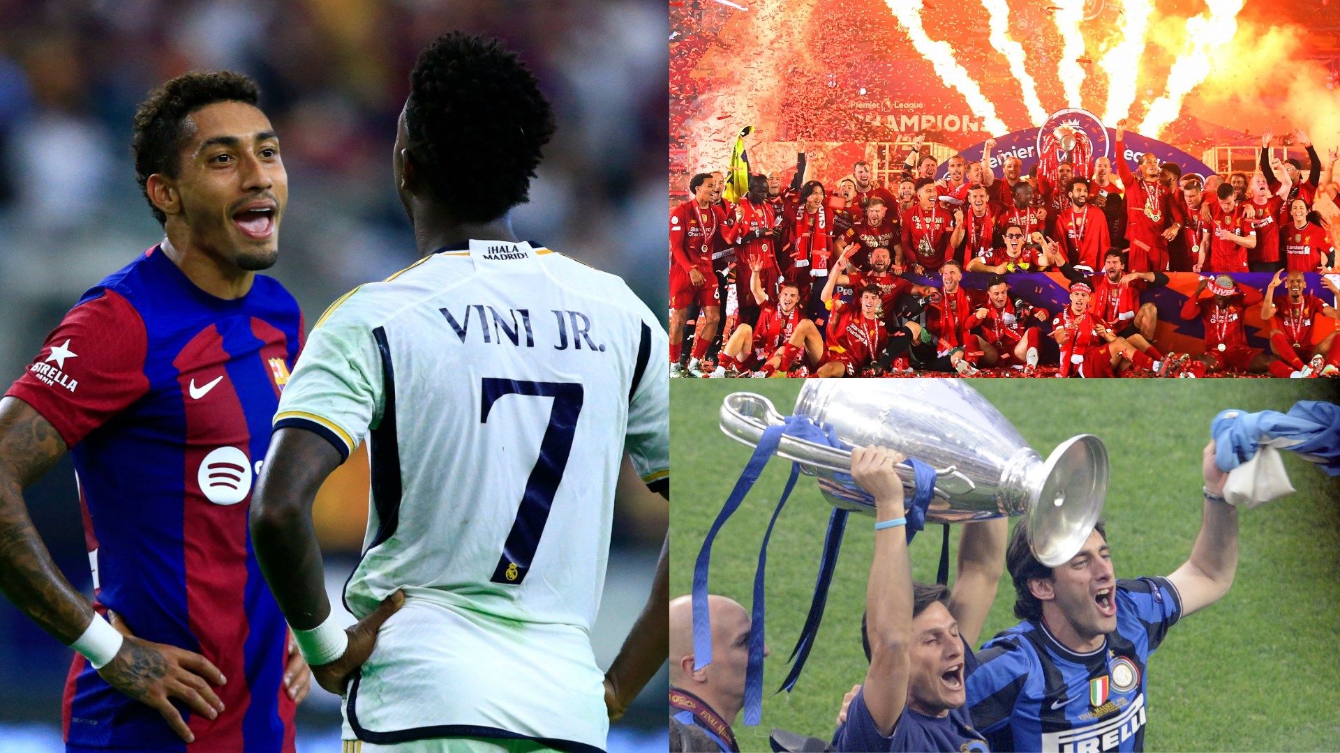 Real Madrid Vs. Barcelona, Liverpool 2020, Inter 2010 GFX