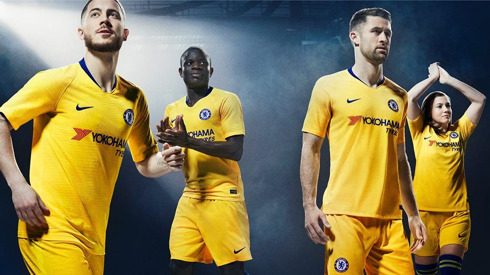 CHELSEA  YELLOW AWAY KIT