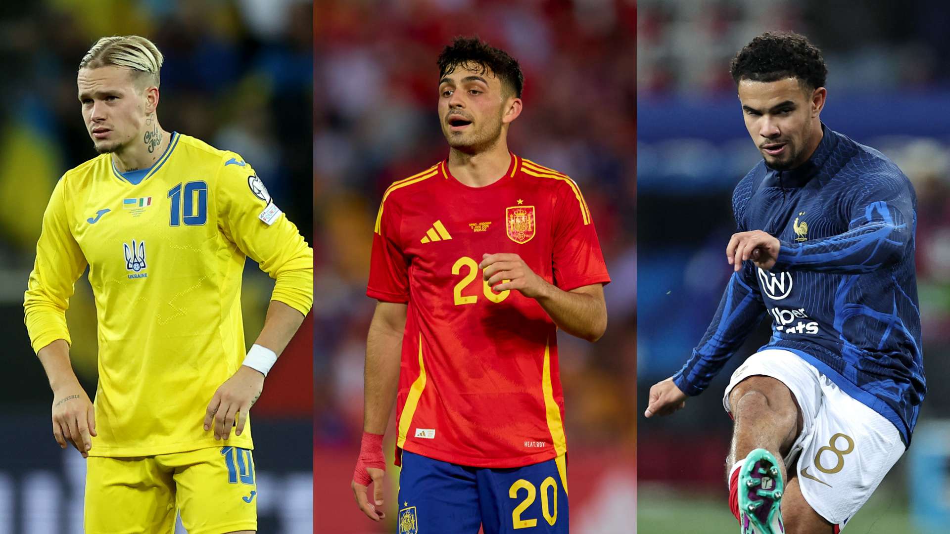 2024 Olympics soccer squads - Spain, Ukraine and France