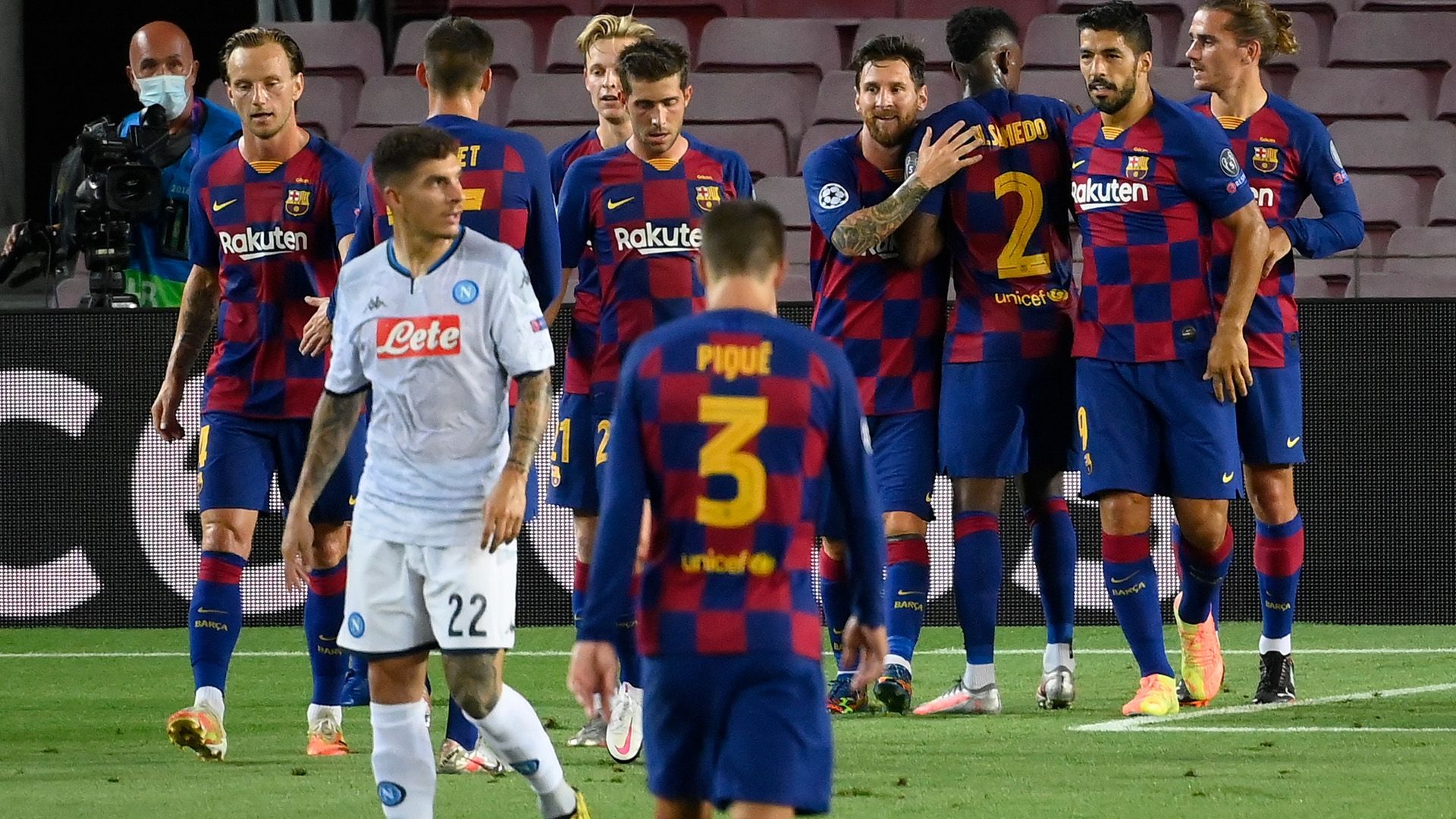 Lionel Messi Barcelona Napoli