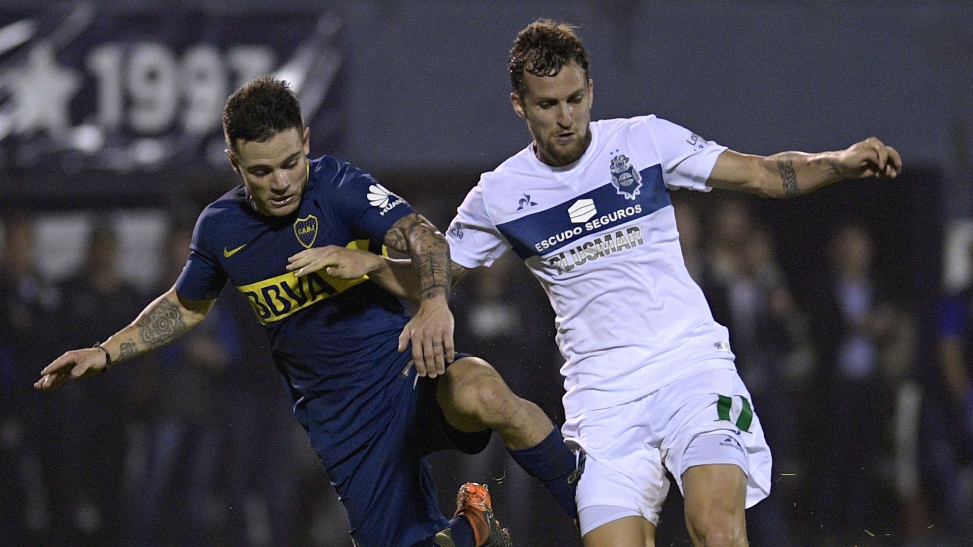 Nahitan Nandez Colazo Gimnasia Boca Superliga 09052018