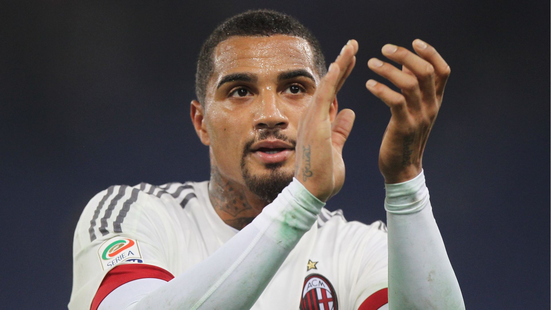 Kevin Prince Boateng of AC Milan