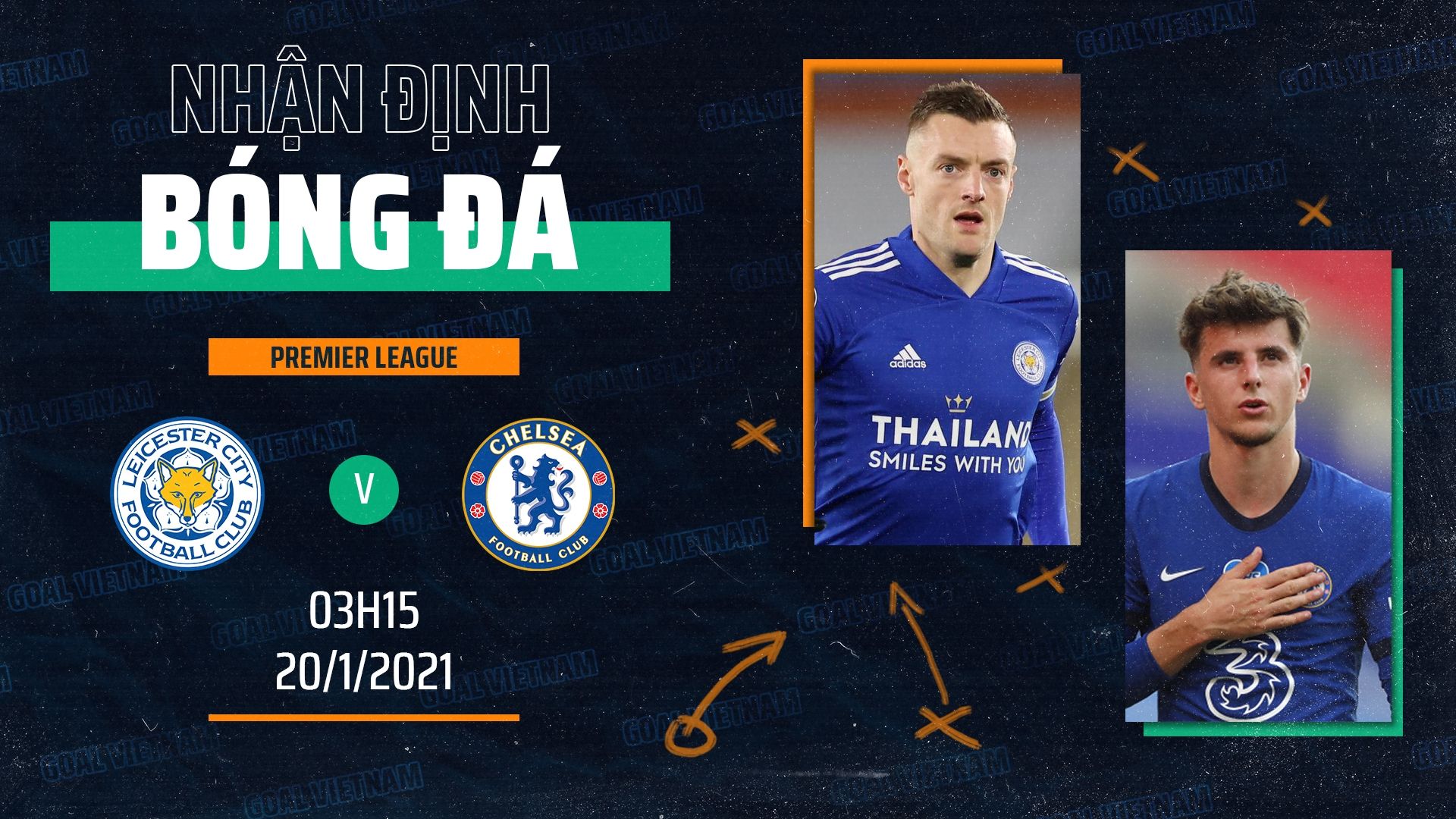 Preview Leicester vs Chelsea Premier League 2020/21 GPX