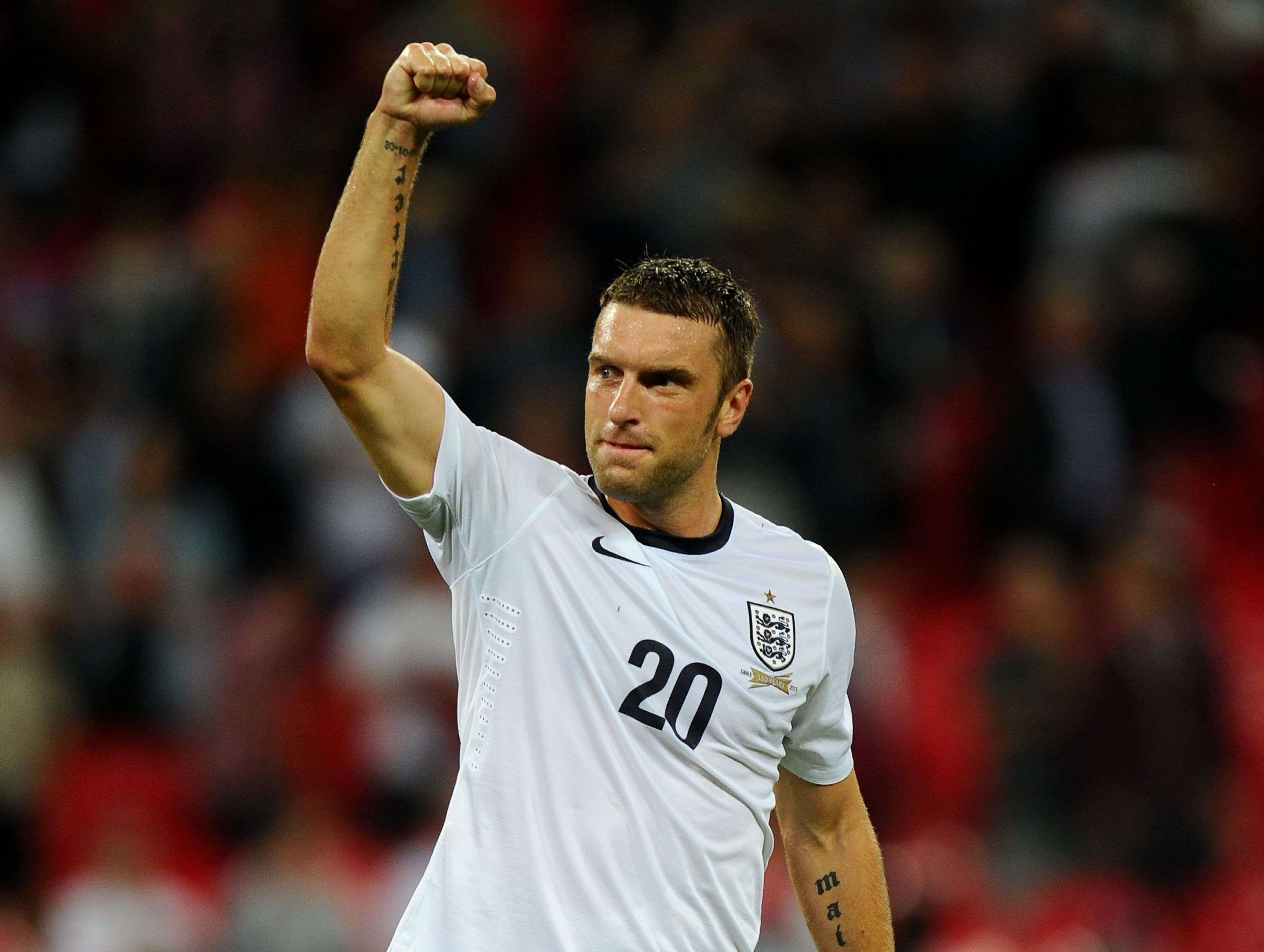 England striker Rickie Lambert