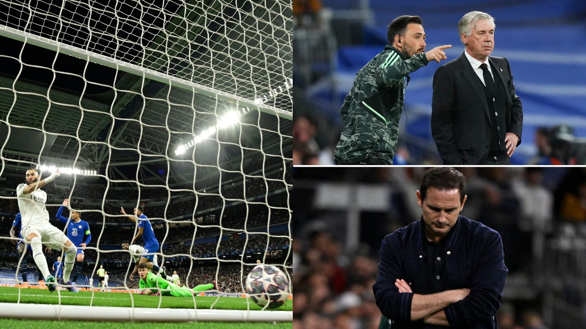 Real Madrid Vs. Chelsea, Champions League, Carlo Ancelotti, Franck Lampard GFX