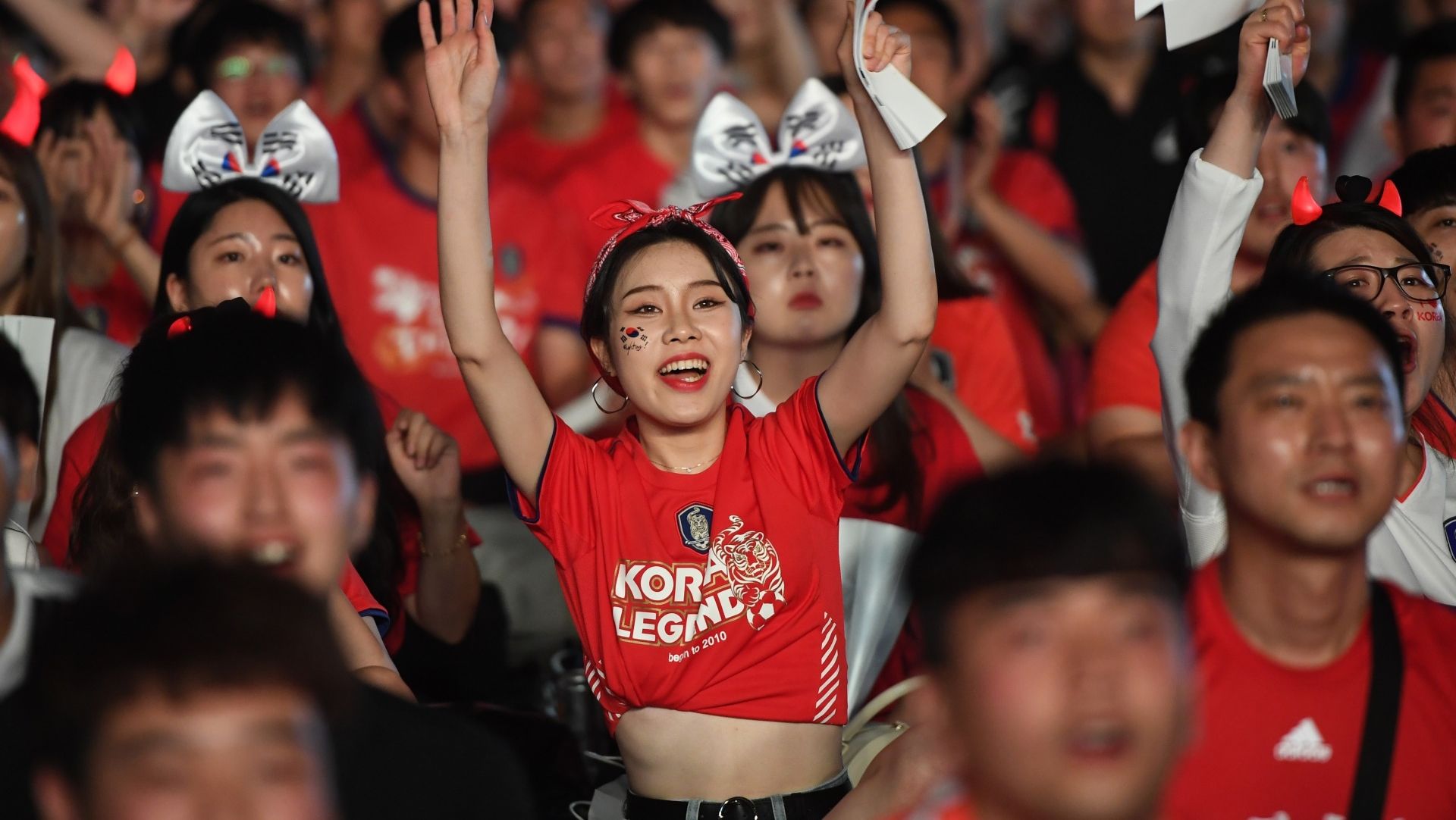 美女サポワールドカップ_スウェーデンvs韓国_韓国3