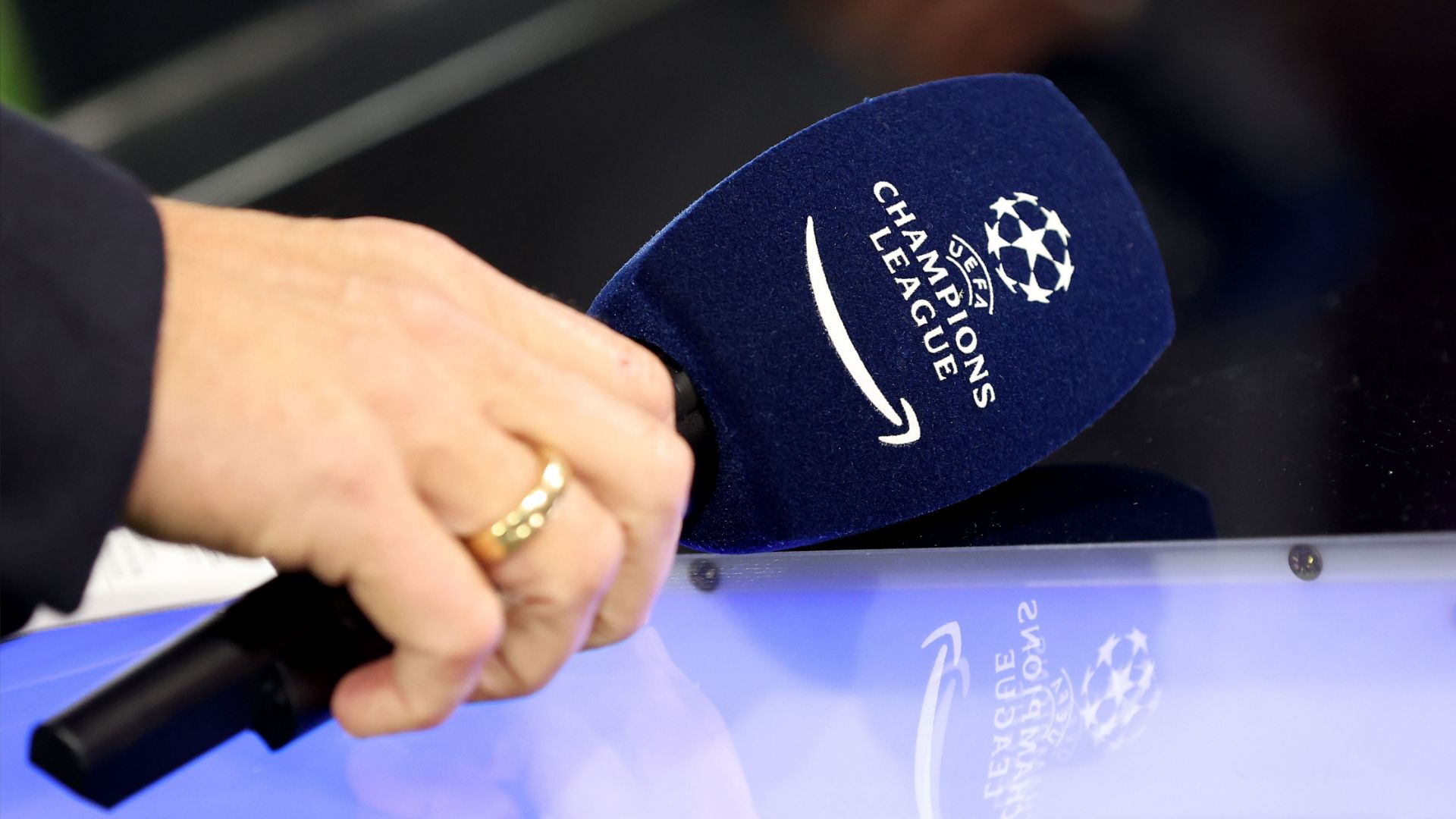Champions League microphone
