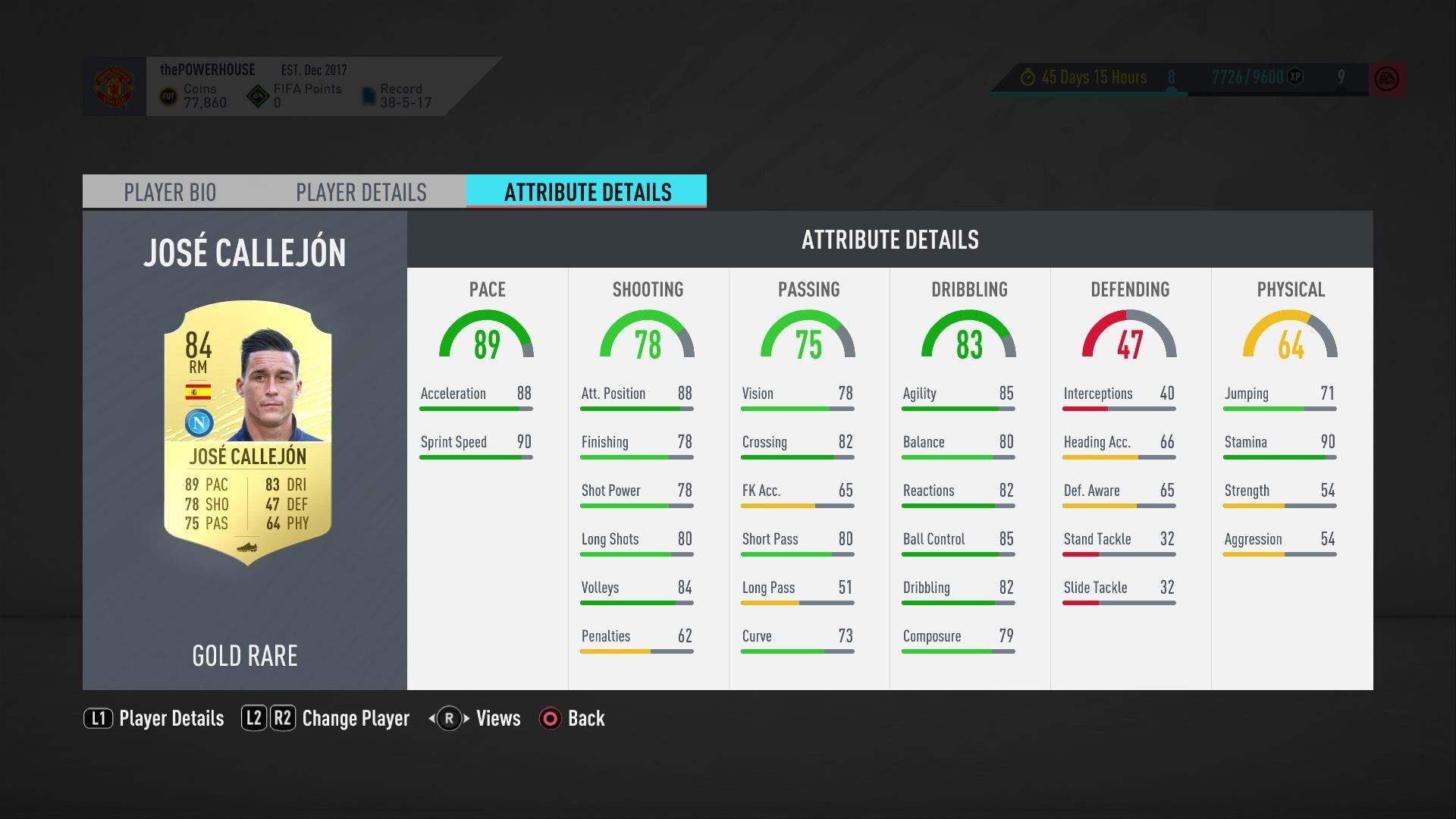 Callejon FUT FIFA 20