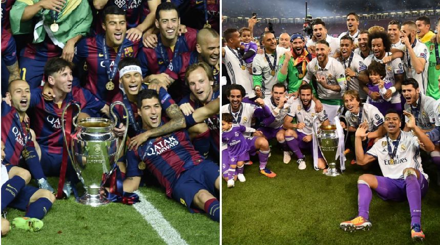 Barcelona Real Madrid UCL