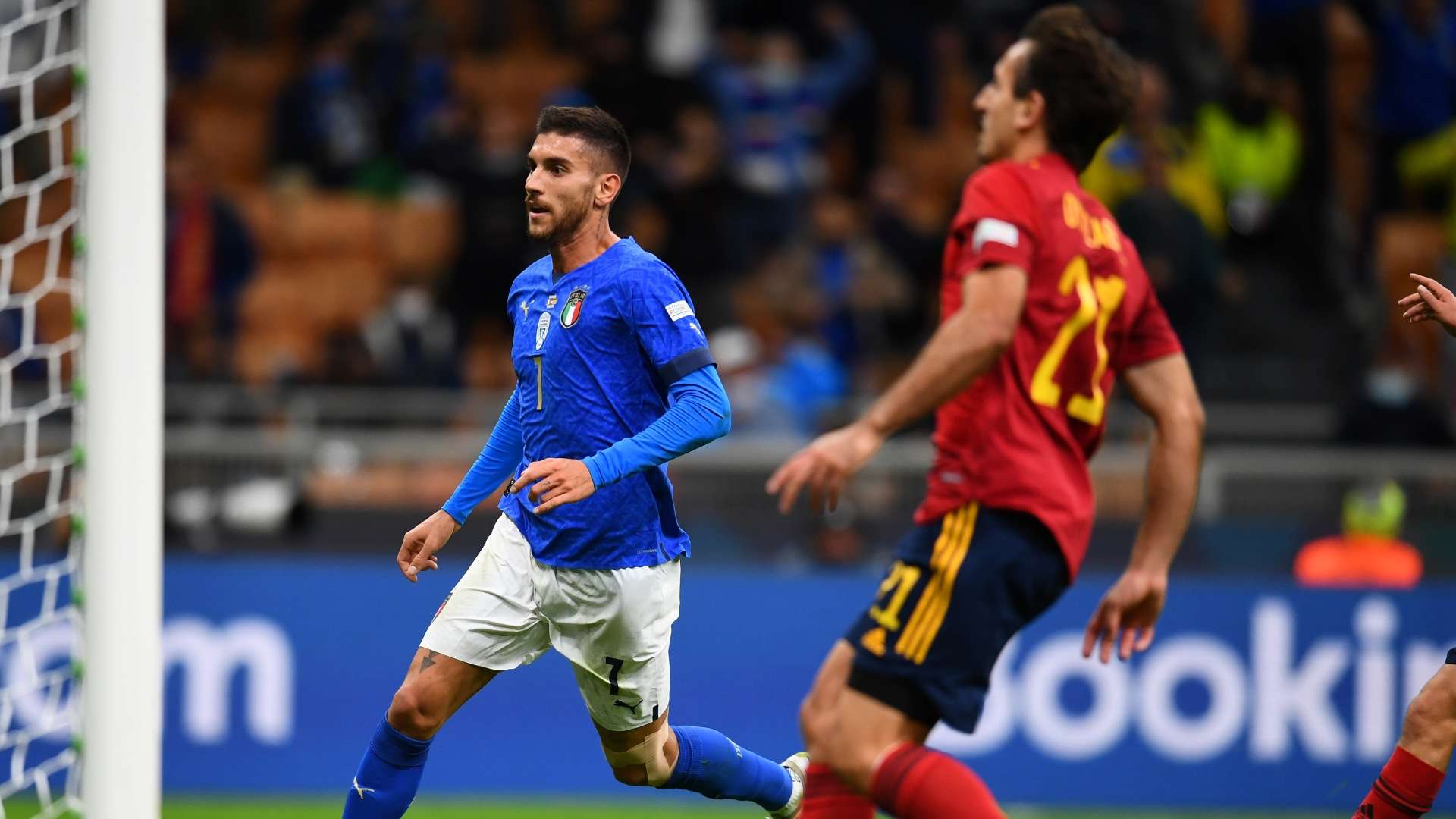 Lorenzo Pellegrini - Italy vs Spain UEFA Nations League 2021 Semi-Final
