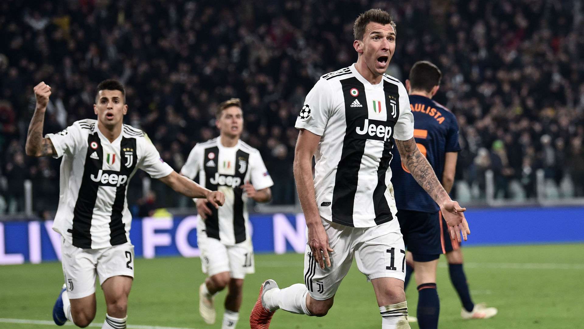 Mario Mandzukic Juventus Valencia Champions League 27112018
