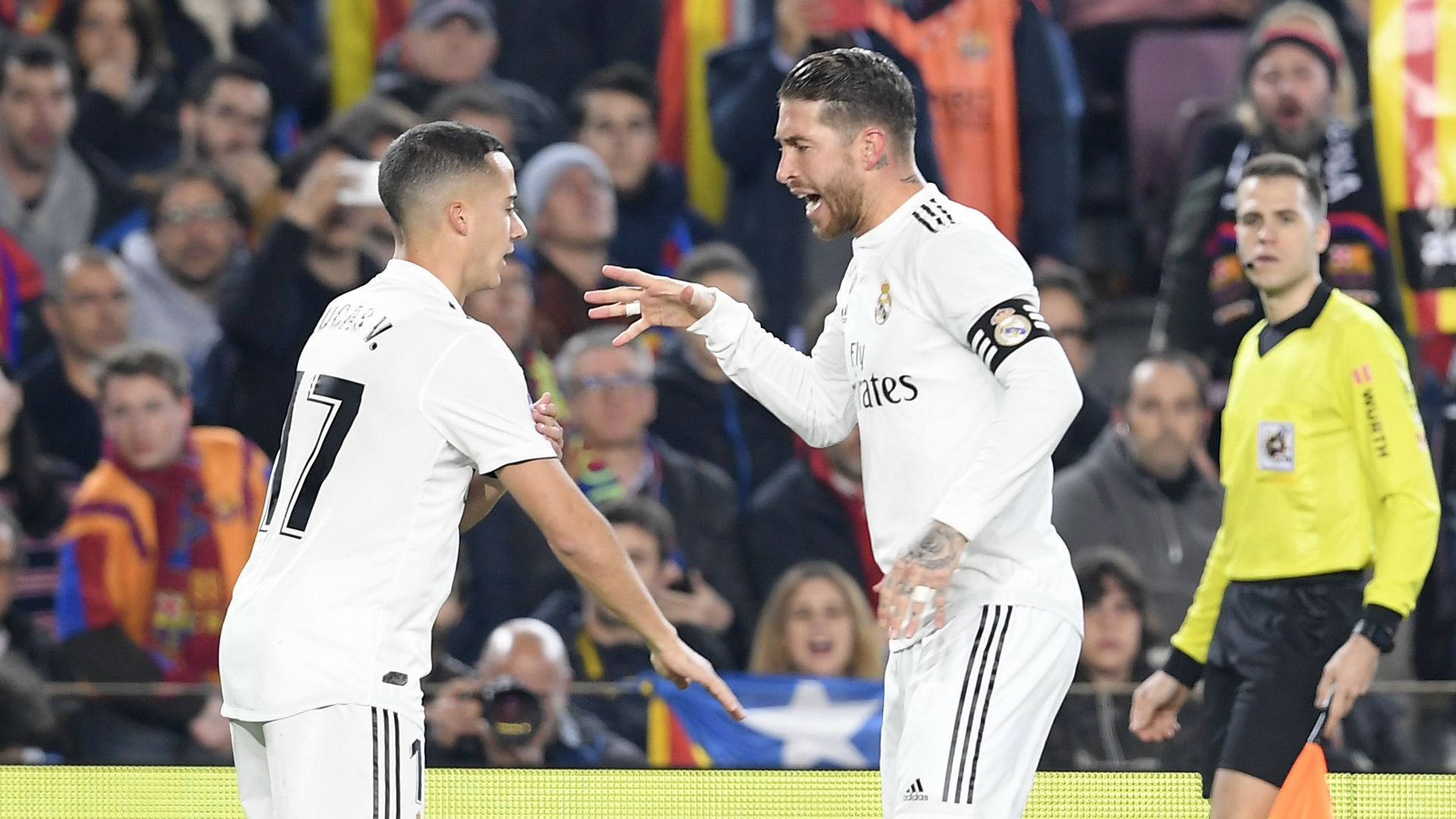 Lucas Vazquez Sergio Ramos Real Madrid