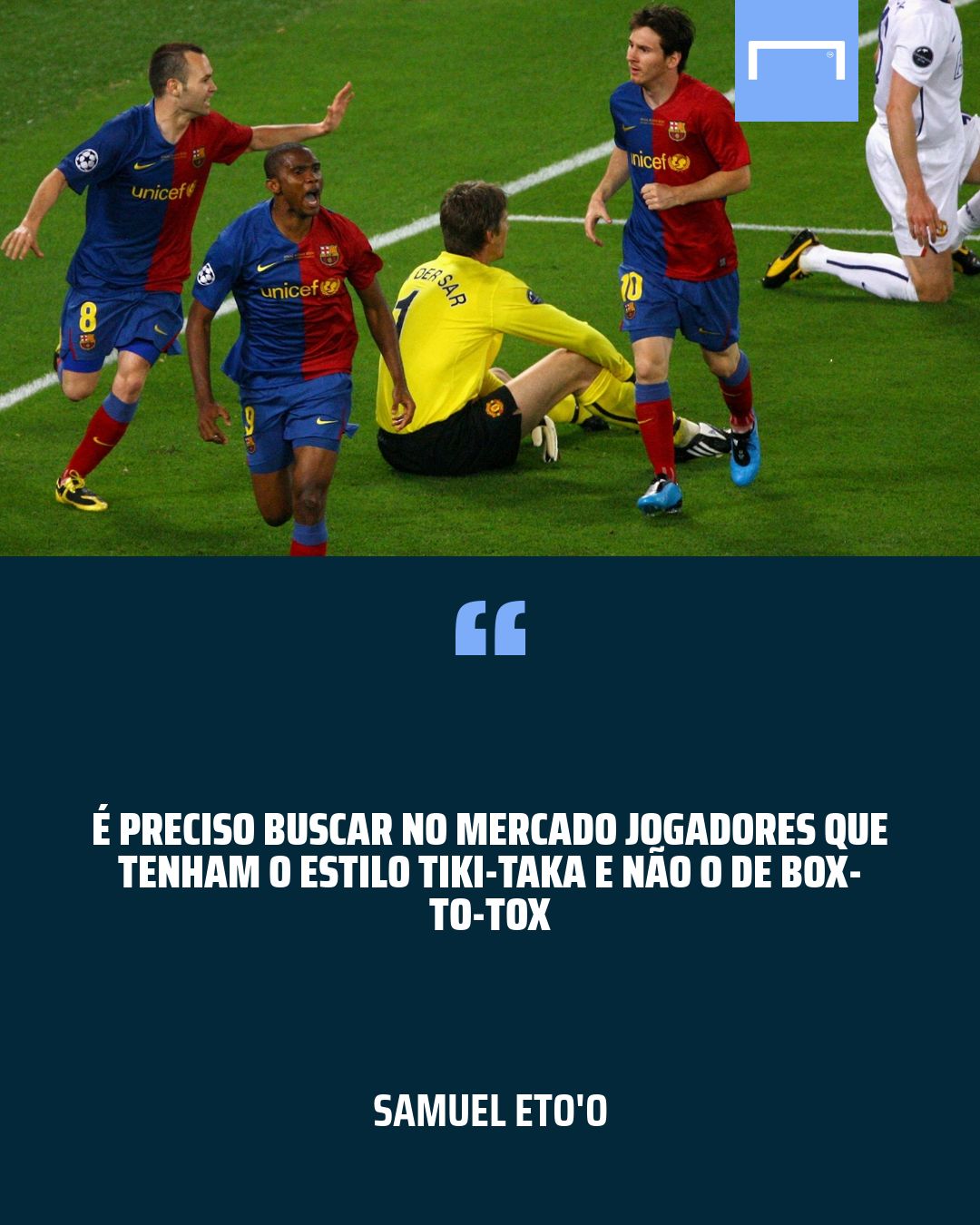 Samuel Eto'o Quote Barcelona