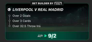 Liverpool vs Real Madrid Bet Builder