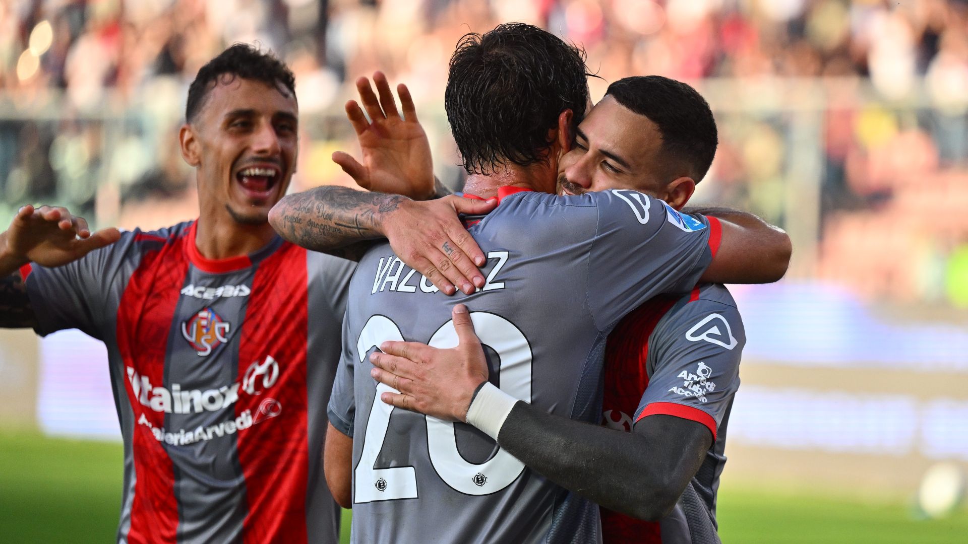 cremonese sassuolo esultanza vazquez 29 agosto 2025 serie a