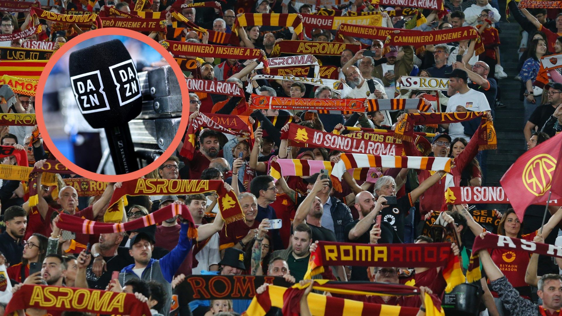DAZN tifosi Roma