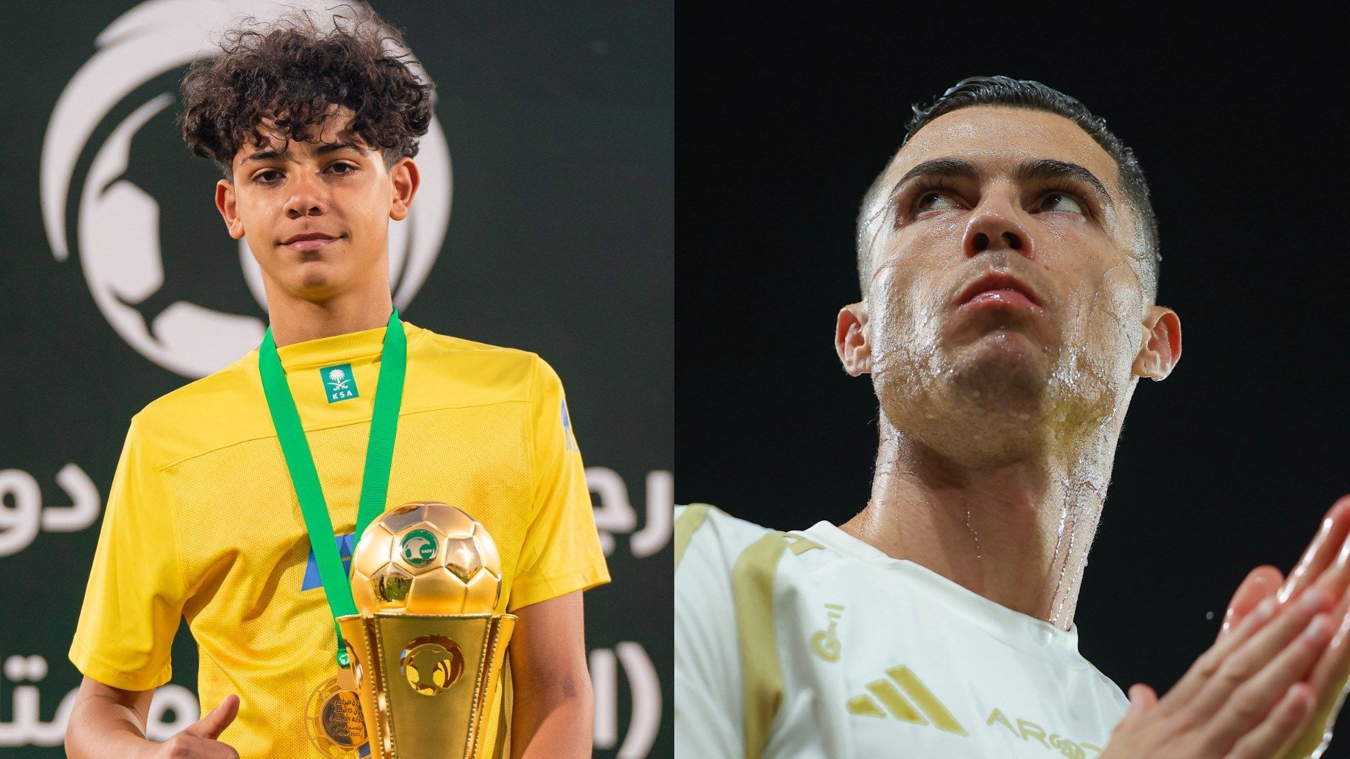 Cristiano Junior & Cristiano Ronaldo Nassr