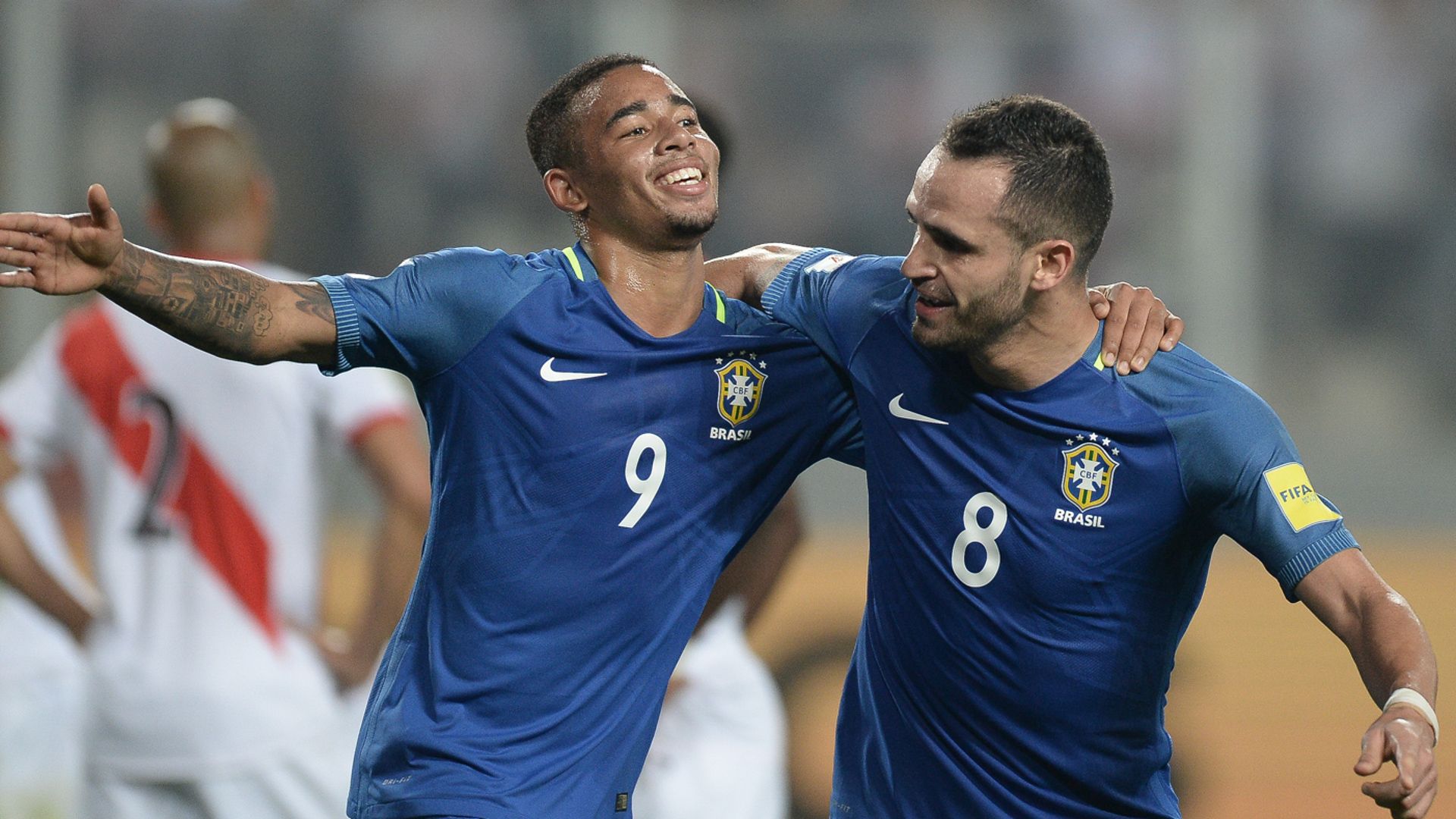 Gabriel Jesus Renato Augusto Peru Brasil Eliminatorias 2018 16112016