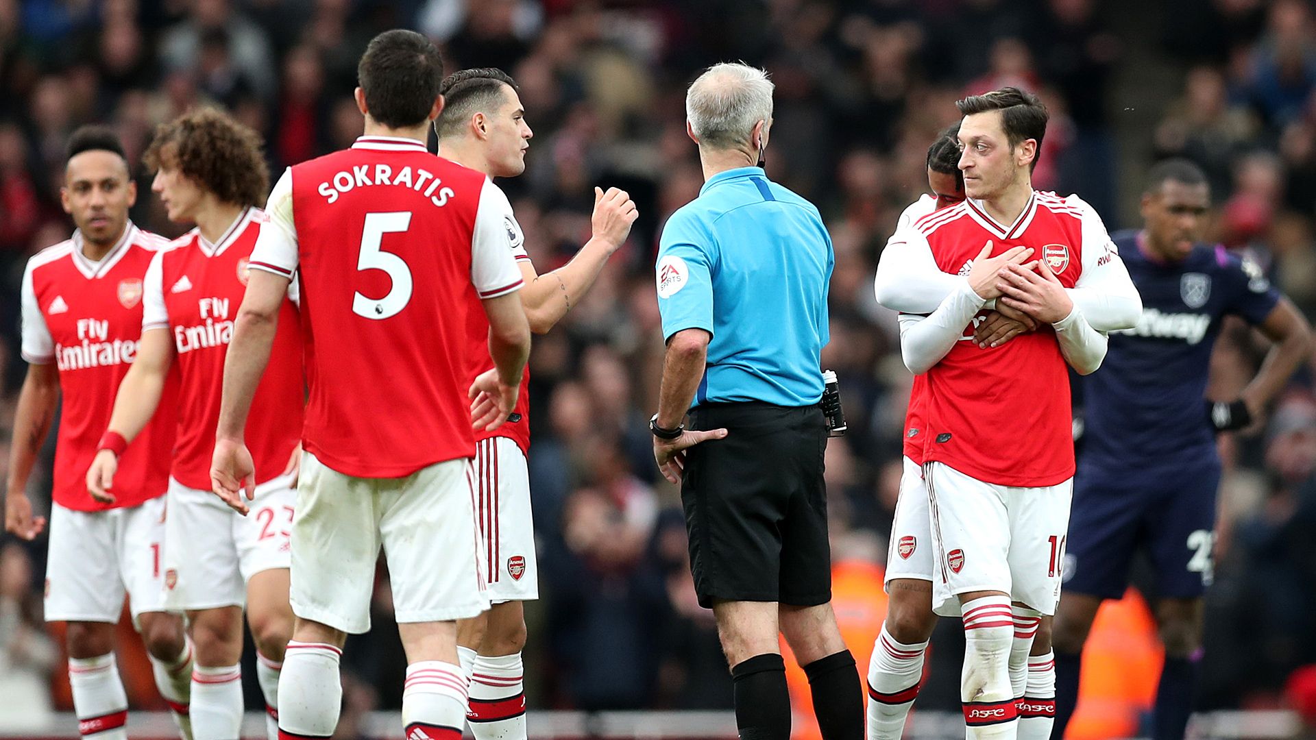 Mesut Özil FC Arsenal West Ham