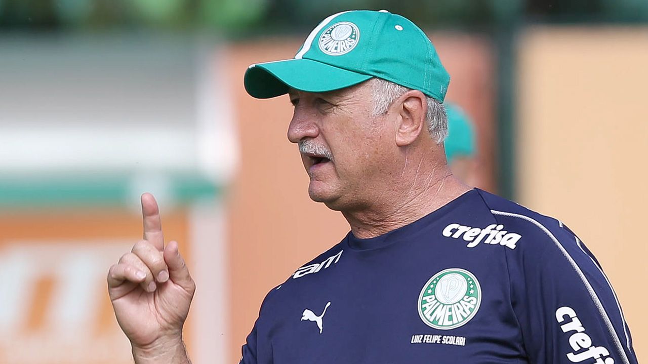 Felipão Scolari treino Palmeiras 08012019