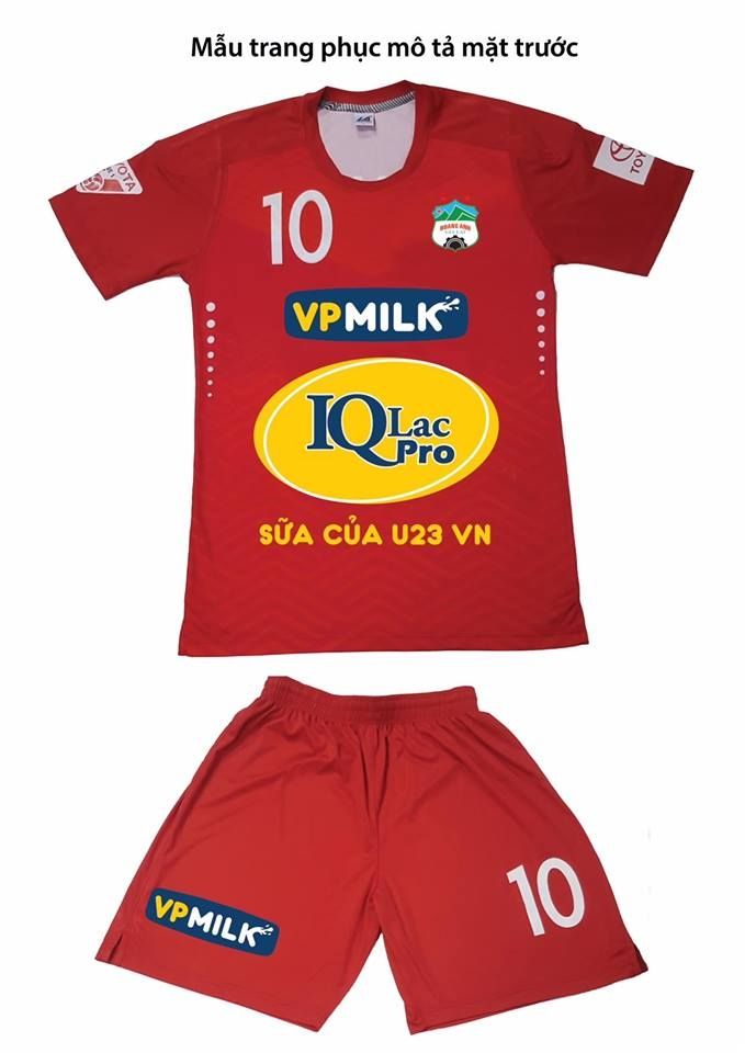 Mẫu áo đấu mới HAGL