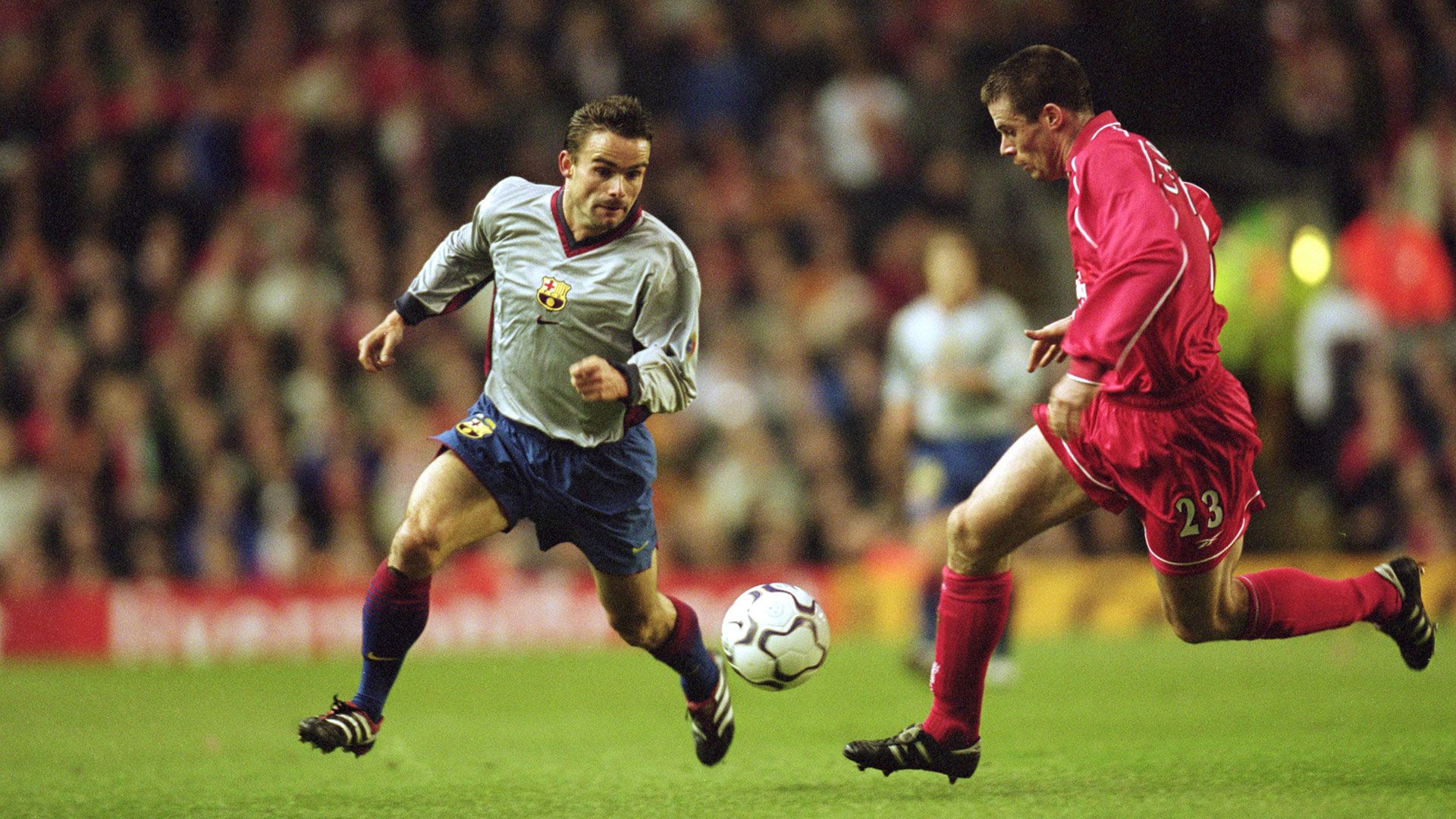 Marc Overmars Barcelona Liverpool