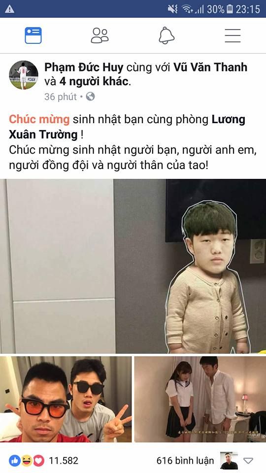 Xuân Trường bị troll
