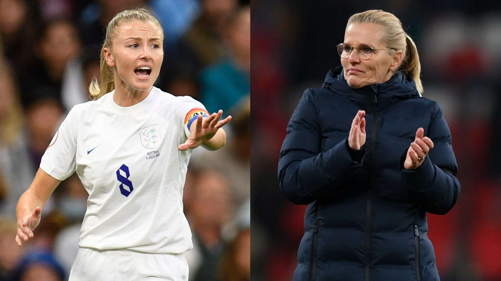 Leah Williamson Sarina Wiegman split