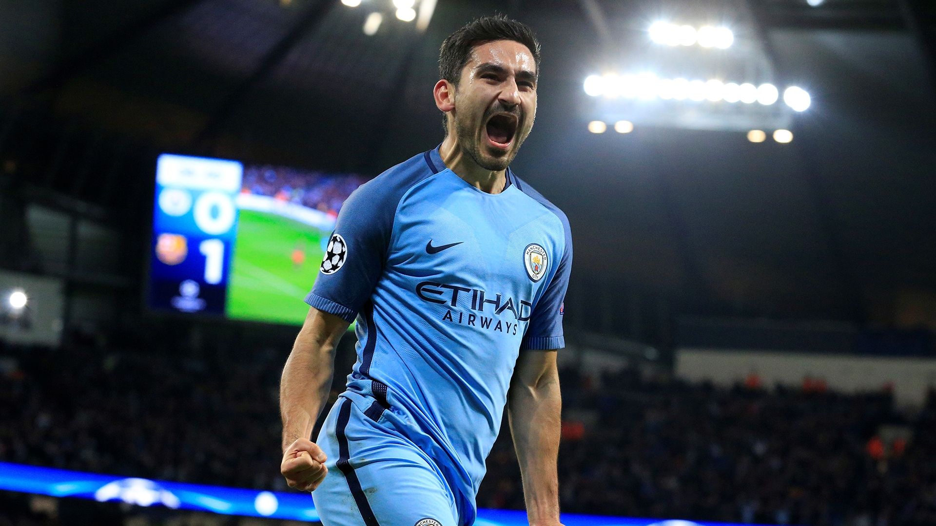 Ilkay Gundogan Man City Barcelona Champions League 2016-17